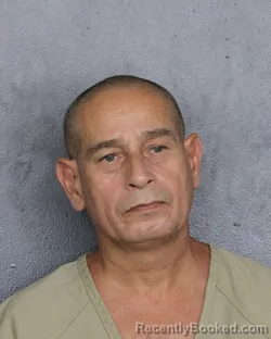 Mugshot of Ramon Alberto Martinez Ocasio booked in Broward County, Florida on July 30, 2026
