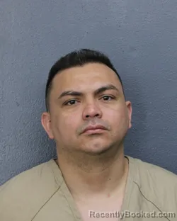Mugshot of Edilberto Lopez Farelo booked in Broward County, Florida on July 30, 2026