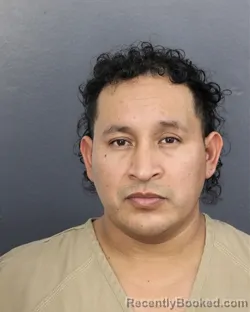 Mugshot of Julio Ordonez booked in Broward County, Florida on August 4, 2026