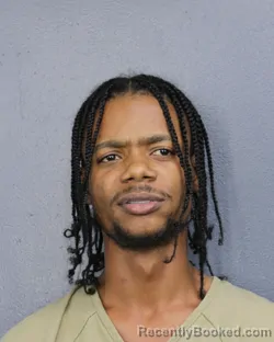 Mugshot of Devante Anthony Barrett booked in Broward County, Florida on August 7, 2026