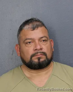 Mugshot of Marvin Oliver Payes Lopez booked in Broward County, Florida on August 7, 2026