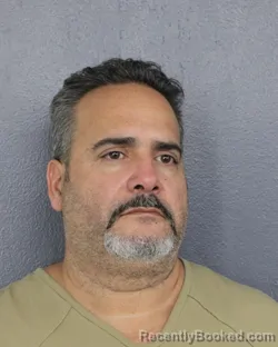 Mugshot of Balmes Manuel Arias booked in Broward County, Florida on August 20, 2026