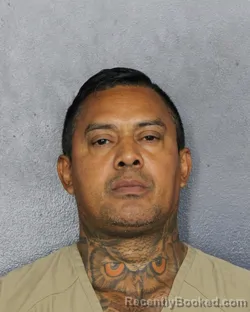 Mugshot of Miguel Angel Rivera booked in Broward County, Florida on September 22, 2026