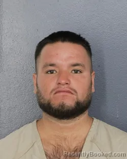 Mugshot of Luis Antonio Pizana Bello booked in Broward County, Florida on September 23, 2026
