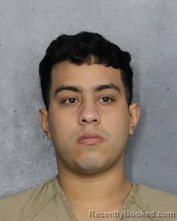 Mugshot of Luis David Garrido Garcia booked in Broward County, Florida on September 24, 2026