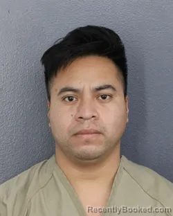 Mugshot of Pedro Laureano Gaspar booked in Broward County, Florida on September 29, 2026