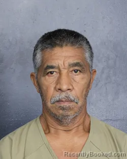 Mugshot of Teodoro Casco Mejia booked in Broward County, Florida on October 6, 2026