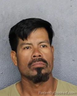 Mugshot of Celso Anasario Mendez-Hernandez booked in Broward County, Florida on October 7, 2026