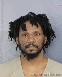 Mugshot of Sagon Steward booked in Broward County, Florida on October 8, 2026