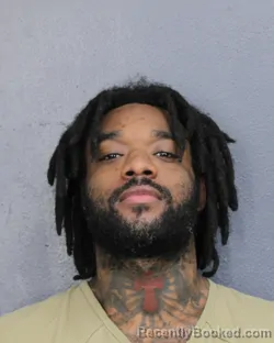 Mugshot of Khambrel Francois St Hubert booked in Broward County, Florida on October 8, 2026
