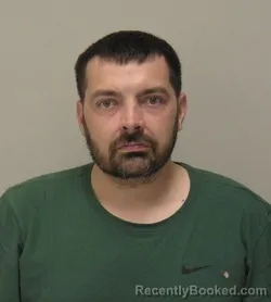 Mugshot of Brian Lee Lutts booked in Hancock County, Ohio on April 9, 2026