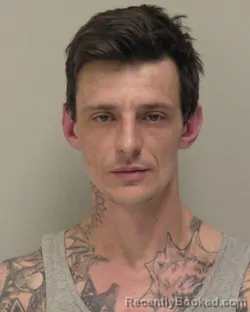 Mugshot of Tyler Jerome Adams booked in Hancock County, Ohio on April 9, 2026