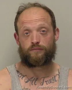 Mugshot of Stuart Allen Henderson booked in Hancock County, Ohio on April 9, 2026