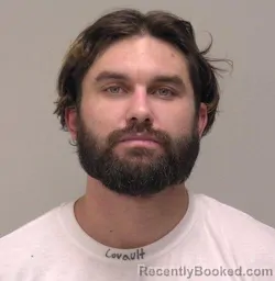 Mugshot of Aaron Jacob Covault booked in Hancock County, Ohio on April 30, 2026