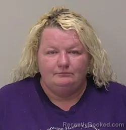 Mugshot of Elizabeth Leeann Sampson booked in Hancock County, Ohio on May 7, 2026