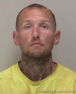 Mugshot of Matthew Tyler Straley booked in Hancock County, Ohio on July 8, 2026