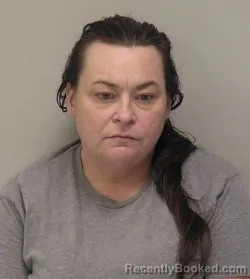 Mugshot of Kristy Marie Hickle booked in Hancock County, Ohio on October 10, 2026
