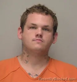 Mugshot of Aaron James Adams booked in Hancock County, Ohio on October 21, 2026