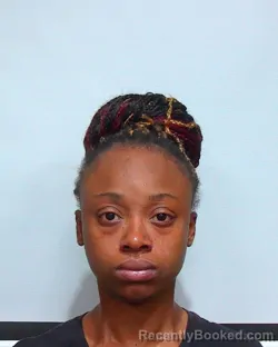 Mugshot of Raynisha Avaion Lewis booked in Suwannee County, Florida on August 25, 2026