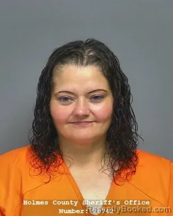 Mugshot of TARA CIECHEREE LARIMORE booked in Holmes County, Ohio on August 3, 2026