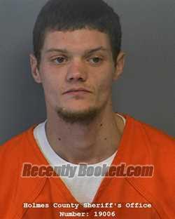 Booking photo from Holmes County, Ohio