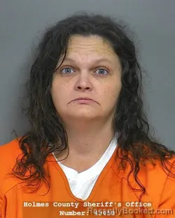Mugshot of Deborah Eraine Powers booked in Holmes County, Ohio on August 27, 2026