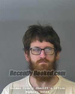 Booking photo from Holmes County, Ohio