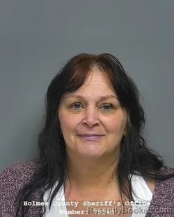 Mugshot of MICHELE BELLE OPATRNY ALEXANDER booked in Holmes County, Ohio on May 20, 2026