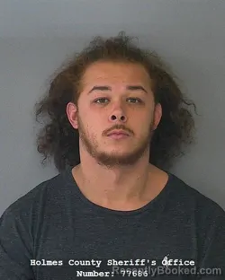 Mugshot of DONOVEN JAMIR HALL booked in Holmes County, Ohio on March 20, 2026