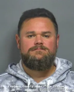 Mugshot of Carl Gotfried Vonallman booked in Holmes County, Ohio on October 9, 2026