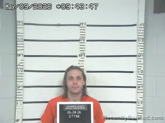 Mugshot of DYLAN WAGNER booked in Jefferson County, Ohio on May 9, 2026