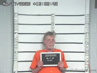 Mugshot of DONALD HAYES booked in Jefferson County, Ohio on May 17, 2026