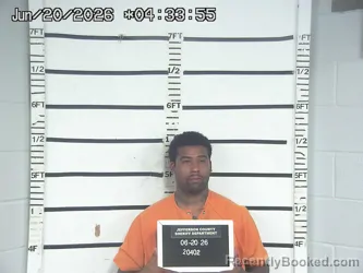 Mugshot of JEREK WESLEY booked in Jefferson County, Ohio on June 20, 2026