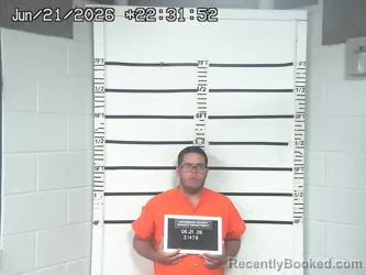 Mugshot of DAVID PUGH booked in Jefferson County, Ohio on June 21, 2026