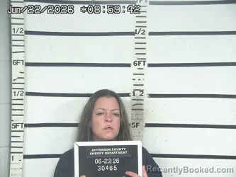Mugshot of MEGAN CONRY booked in Jefferson County, Ohio on June 22, 2026