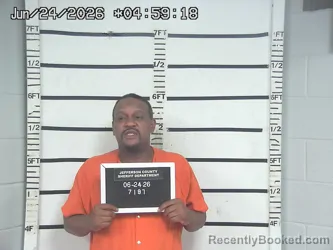 Mugshot of MAURICE SAWYER booked in Jefferson County, Ohio on June 24, 2026