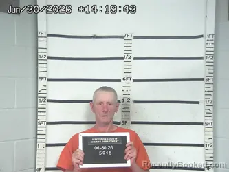 Mugshot of HAROLD BEADNELL booked in Jefferson County, Ohio on June 30, 2026