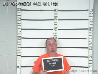 Mugshot of THOMAS GHRIST booked in Jefferson County, Ohio on July 5, 2026