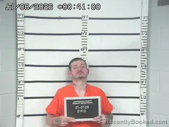 Mugshot of JACK GRACE booked in Jefferson County, Ohio on July 7, 2026