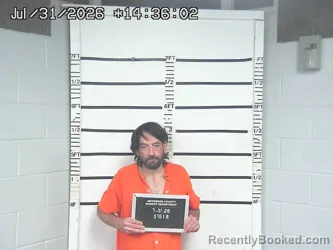 Mugshot of ANDREW THOMPSON booked in Jefferson County, Ohio on July 31, 2026