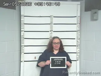 Mugshot of Megan Swain booked in Jefferson County, Ohio on September 5, 2026