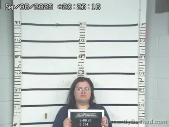 Mugshot of Hayleigh Phillips booked in Jefferson County, Ohio on September 8, 2026