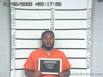 Mugshot of Keonte Phifer booked in Jefferson County, Ohio on September 9, 2026