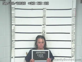 Mugshot of Robin Sandy booked in Jefferson County, Ohio on September 20, 2026