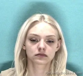 Mugshot of CIEERRA K BALL booked in Licking County, Ohio on April 25, 2026