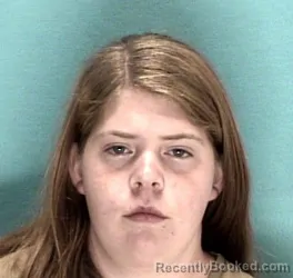 Mugshot of ALYSE N.D. BURDEN booked in Licking County, Ohio on June 20, 2026