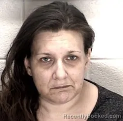 Mugshot of Lindsey J Collins booked in Licking County, Ohio on October 27, 2026