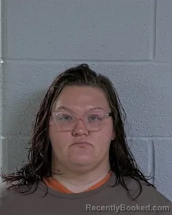Mugshot of Jessica Ann Dudgeon booked in Logan County, Ohio on October 1, 2026