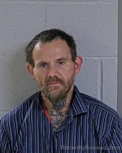 Mugshot of DALE RICHARD EVANS booked in Logan County, Ohio on August 2, 2026
