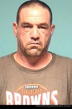 Mugshot of David E Rucker booked in Lorain County, Ohio on July 15, 2026